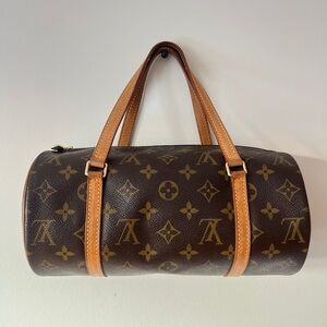 Louis Vuitton Monogram Papillon leather handbag